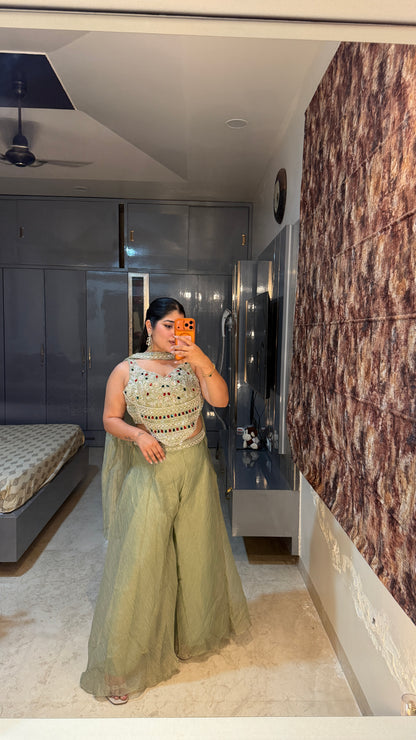 Crystal plazo set
