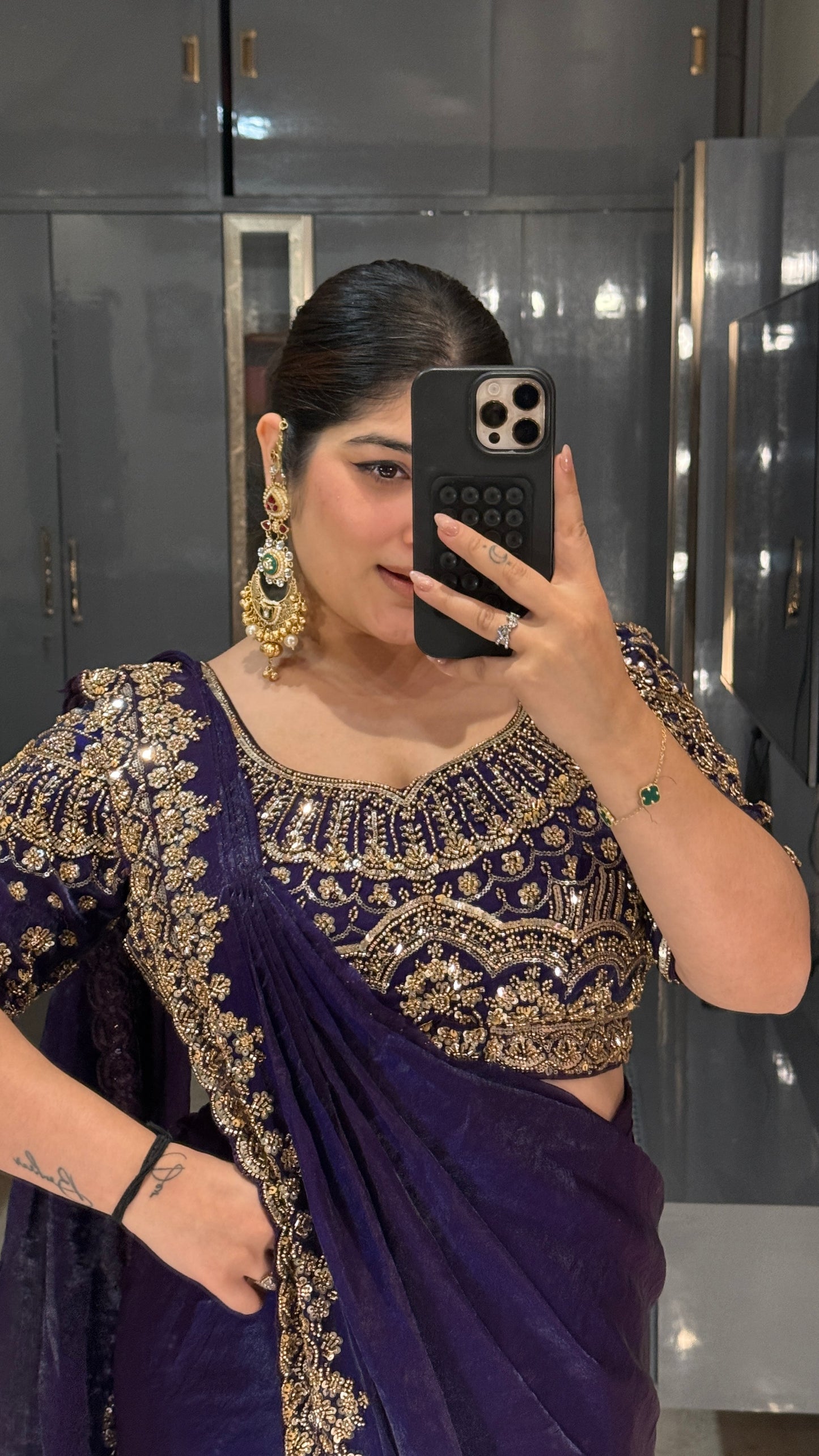 Dil aagya saree