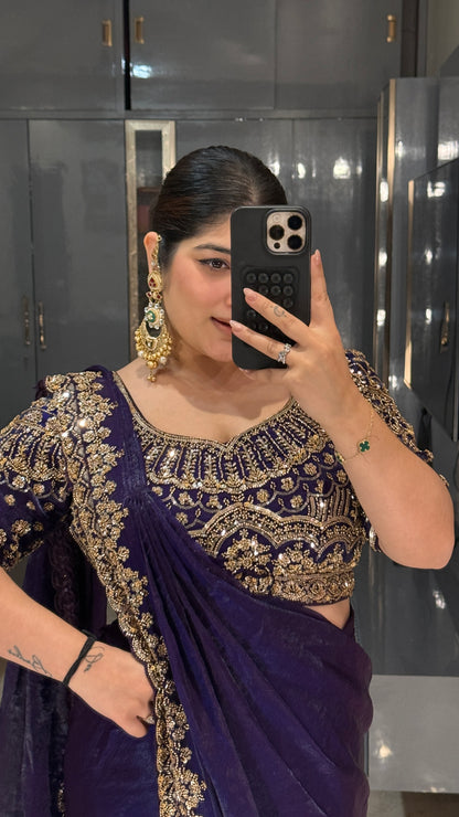 Dil aagya saree