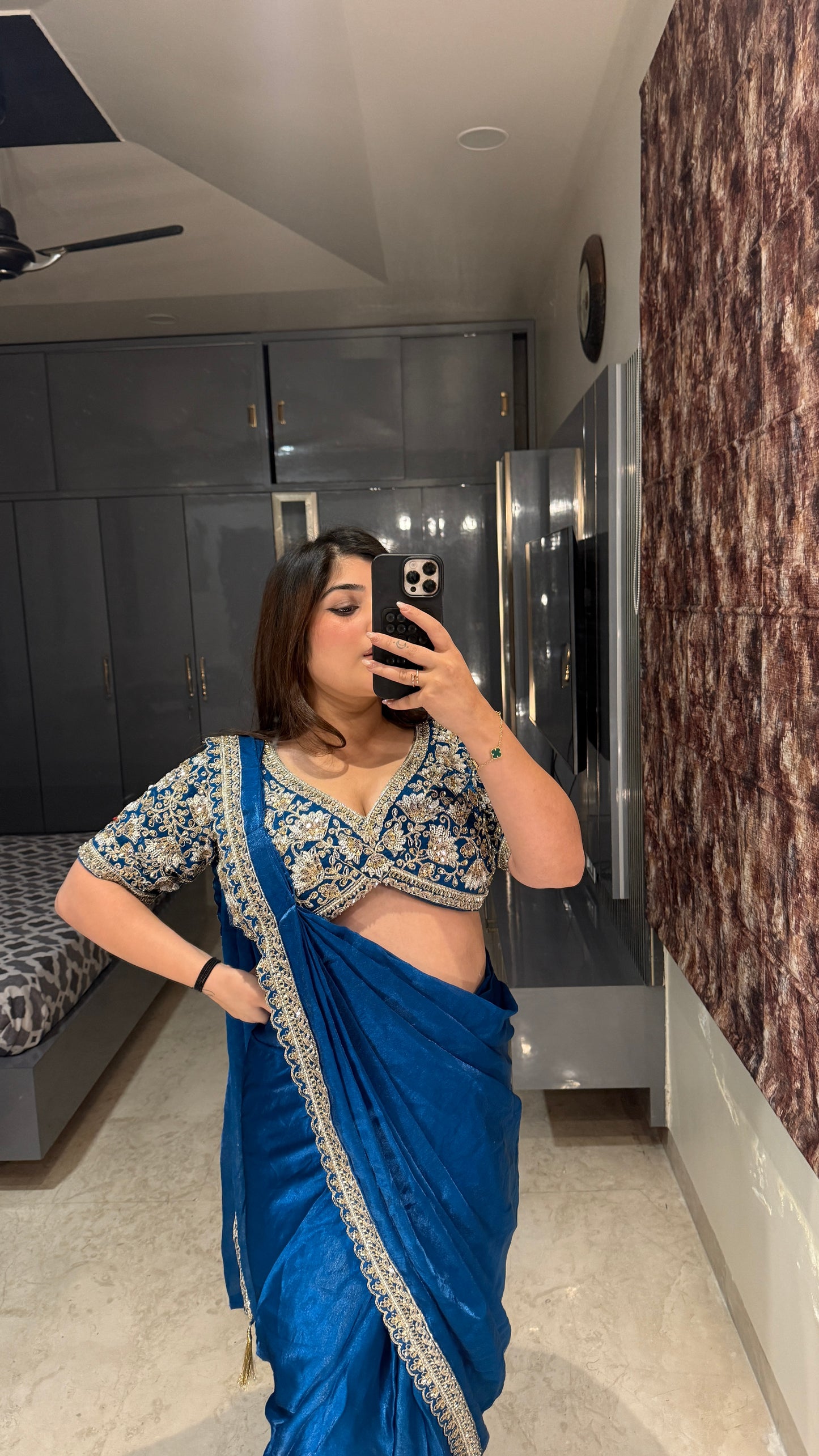 Dil Aagya saree 2.0 Blue