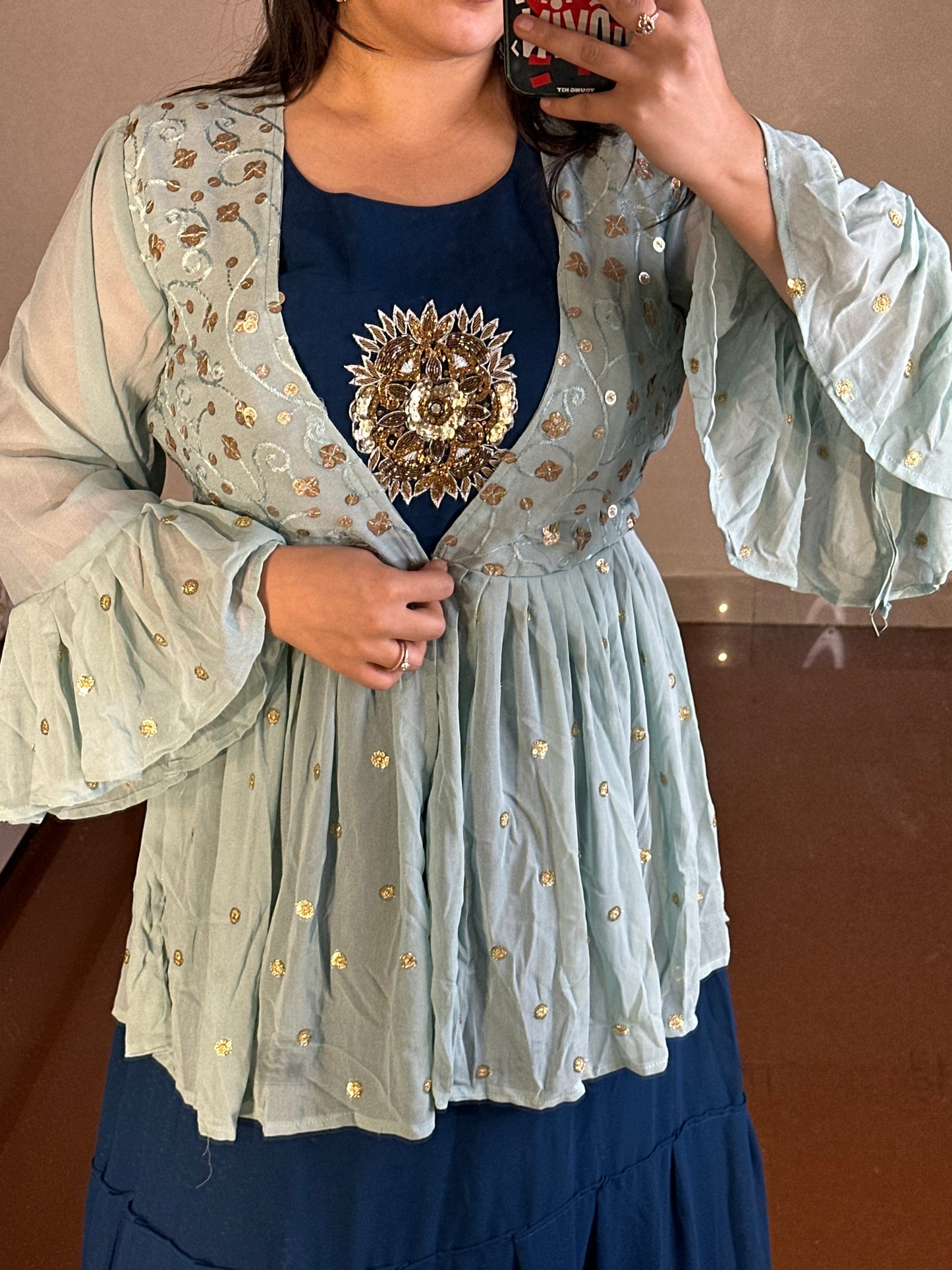 Indowestern lehenga
