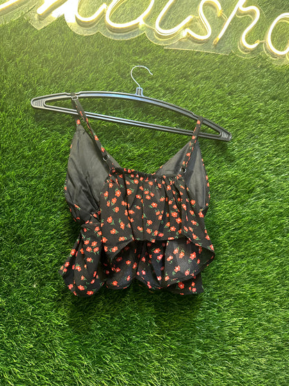 Black crop top