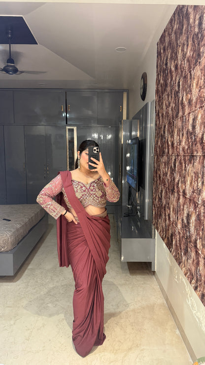Sunehri saree