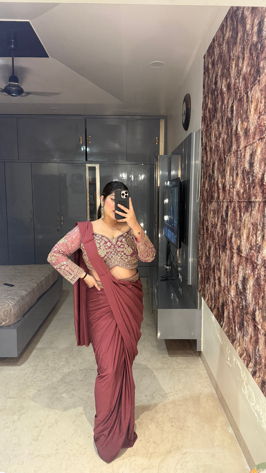 Sunehri saree