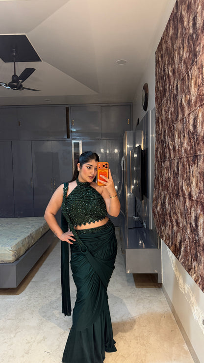 Green Bomb halter neck