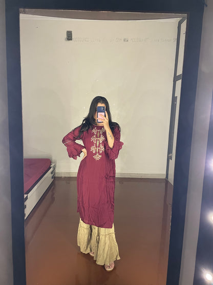 Sharara set without duppata