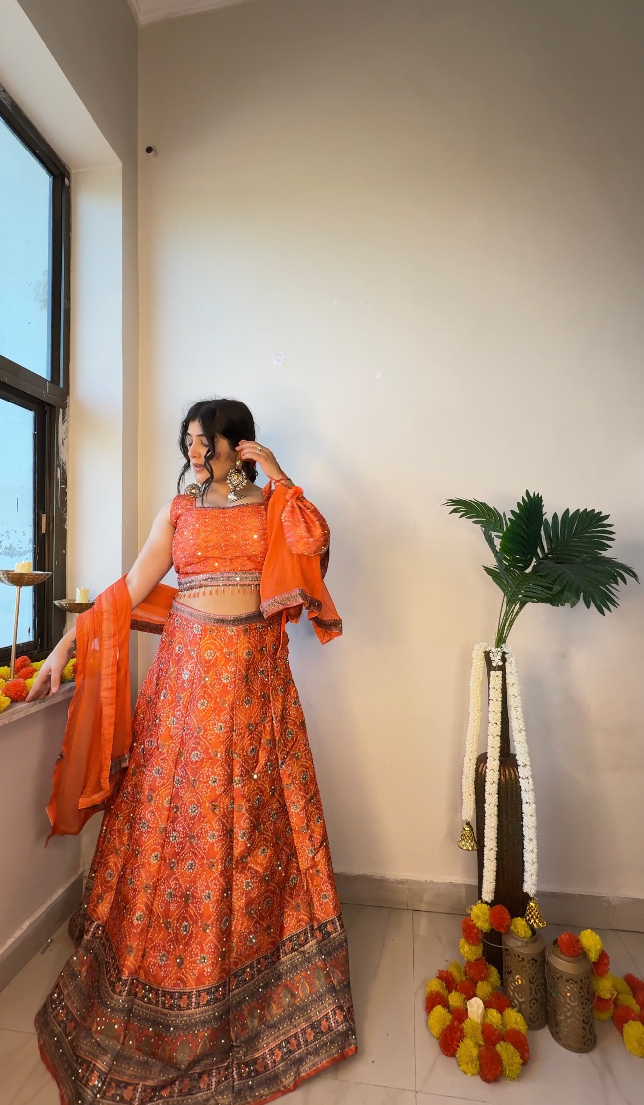 BB silk lehenga