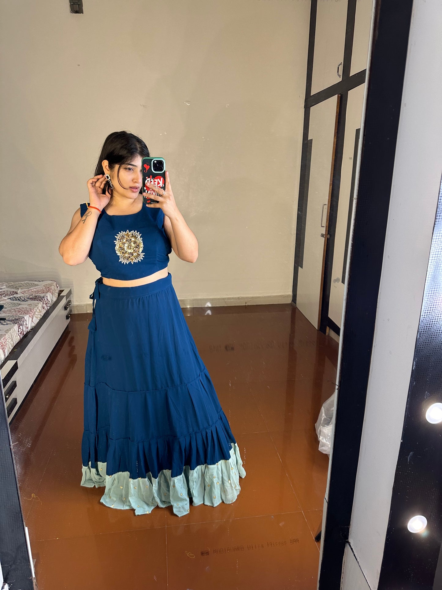 Indowestern lehenga