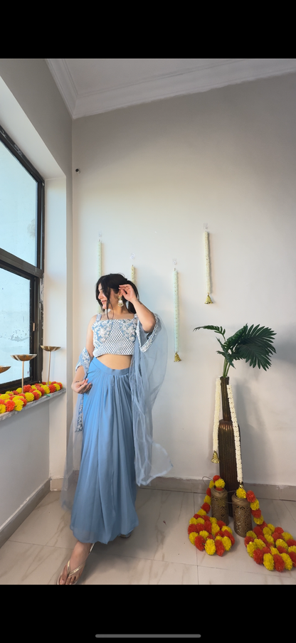 Powder blue set