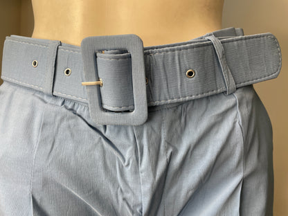 Ankle length pant with belt(skin fit)