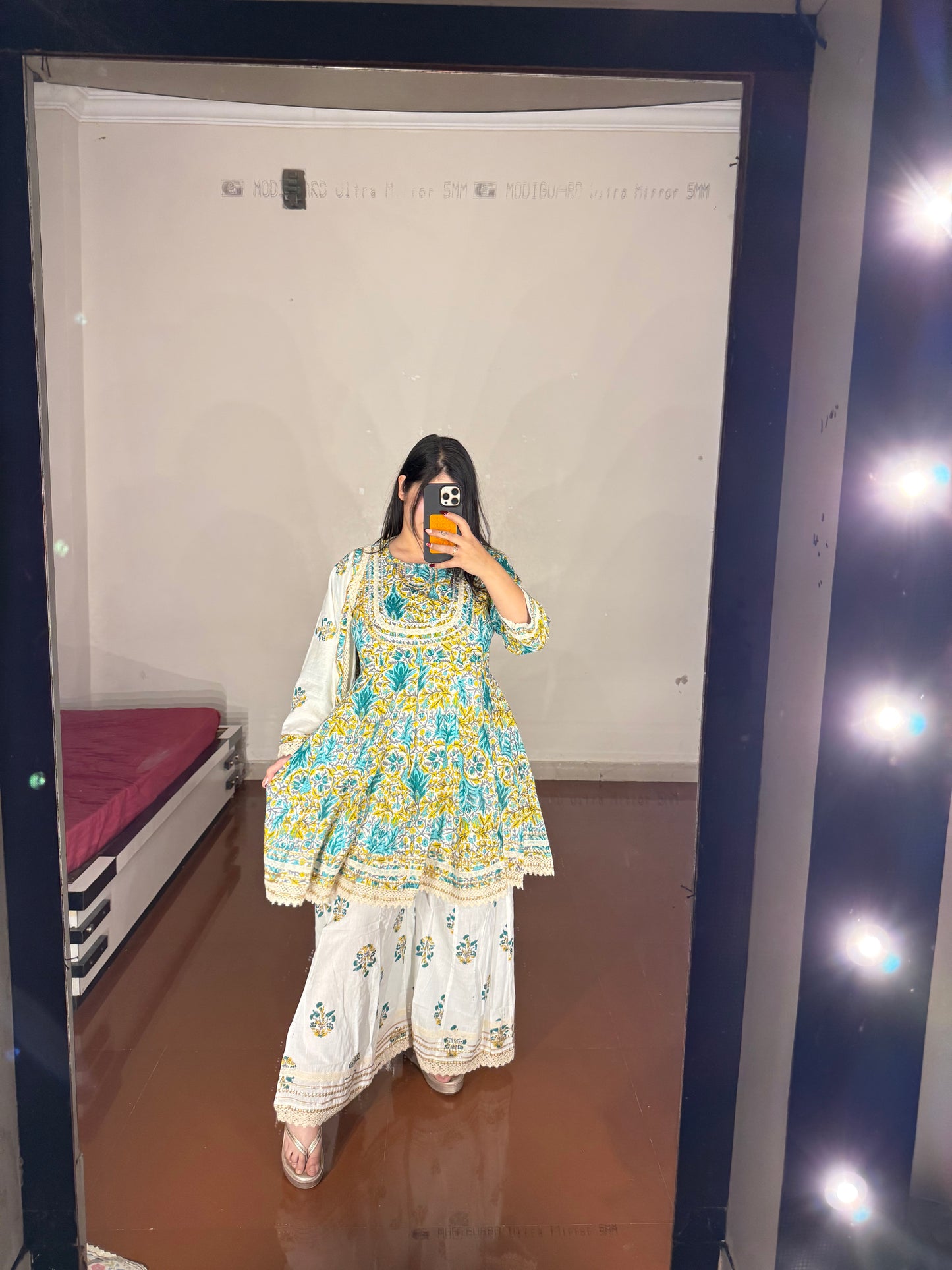 Cotton sharara set