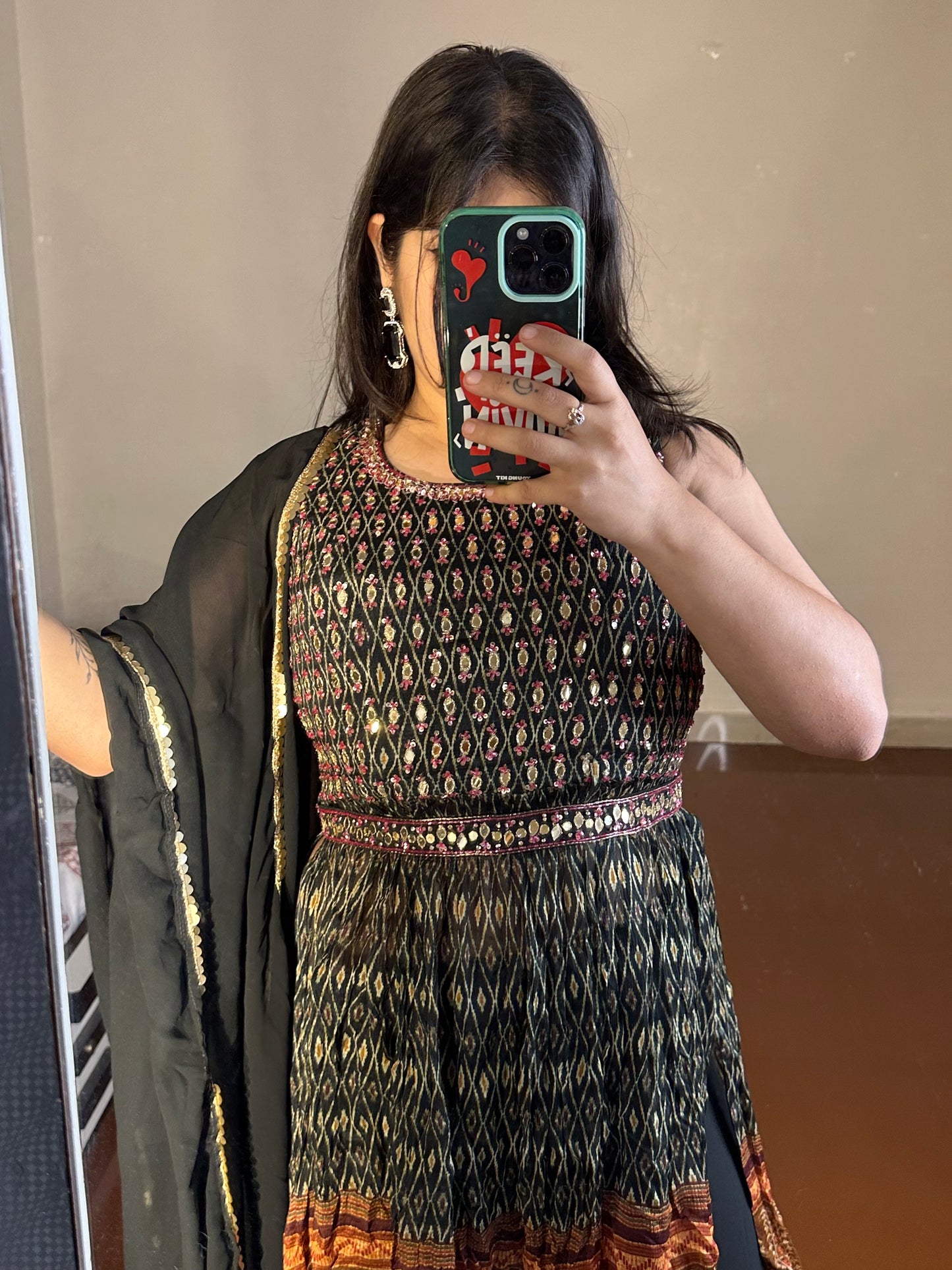 Fully printed sharara set