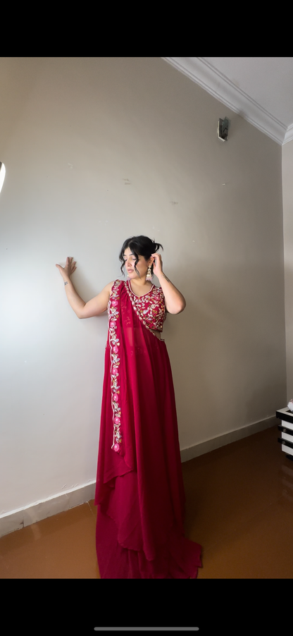 Hearts 3 piece handwork