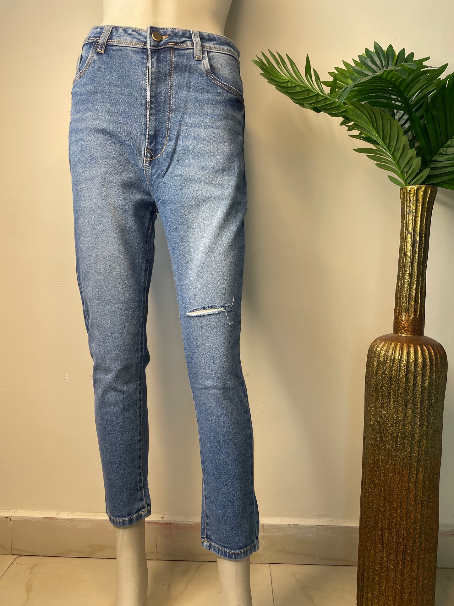 Skinny fit jeans(ankle length)