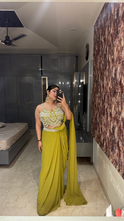 Pearl saree