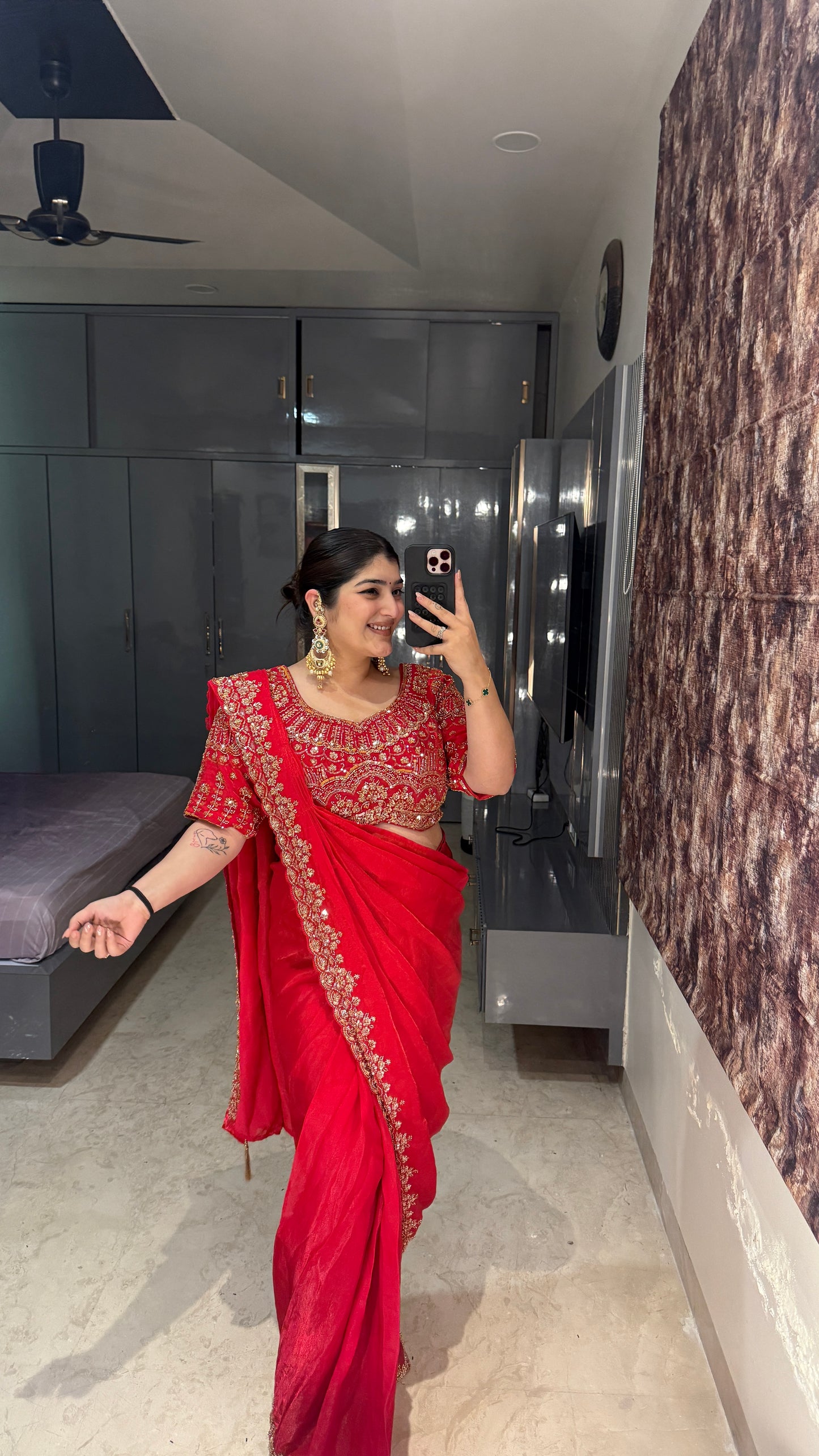 Dil aagya saree
