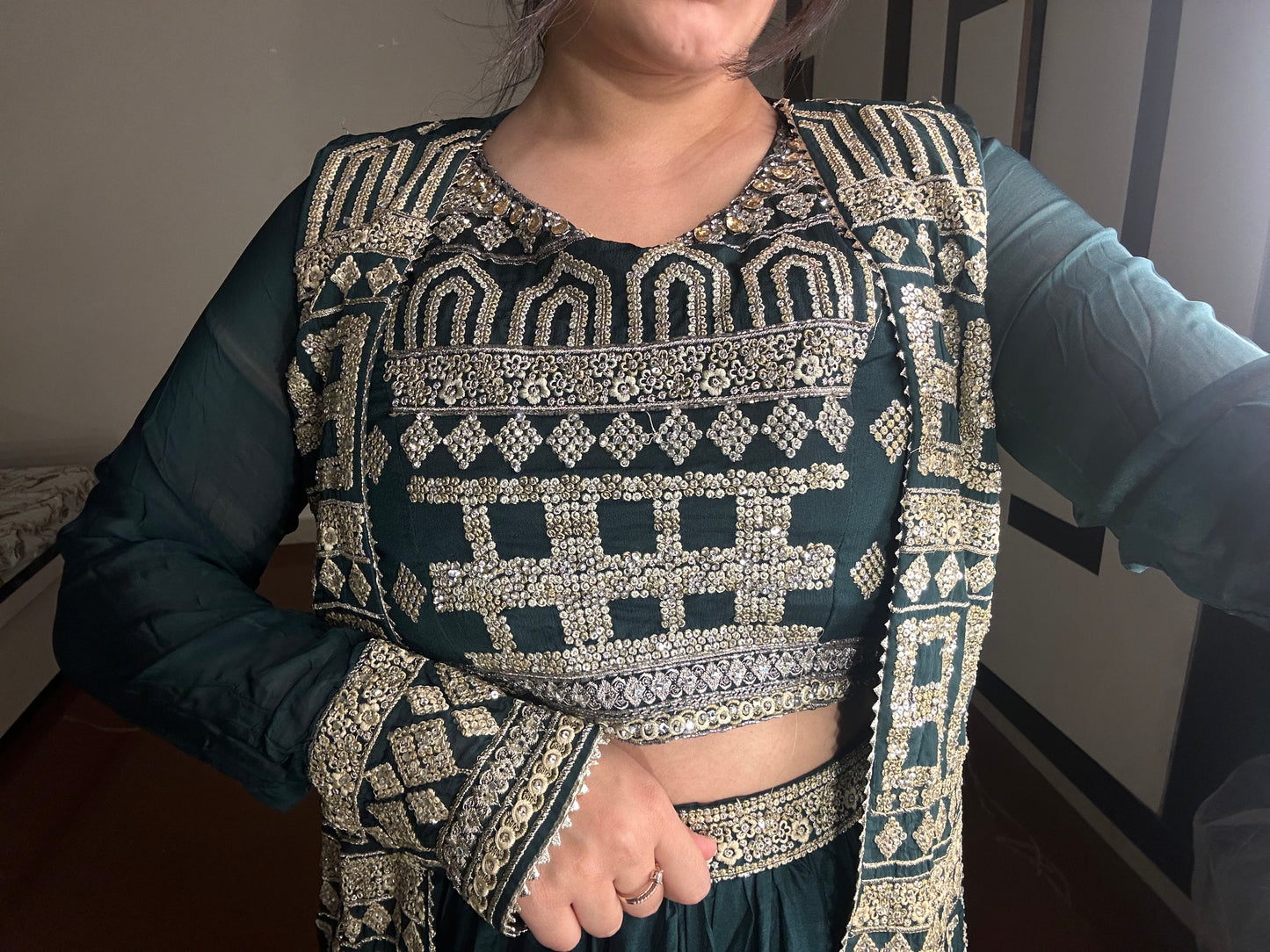 Tajmahal lehenga set