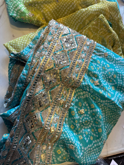 Bandhej sharara set .