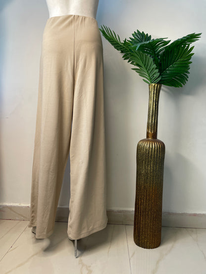 Beige formal pants