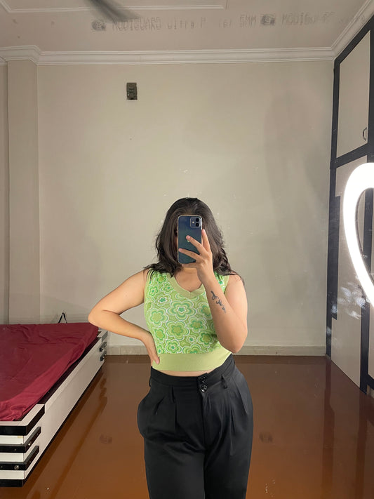 Floral crop top
