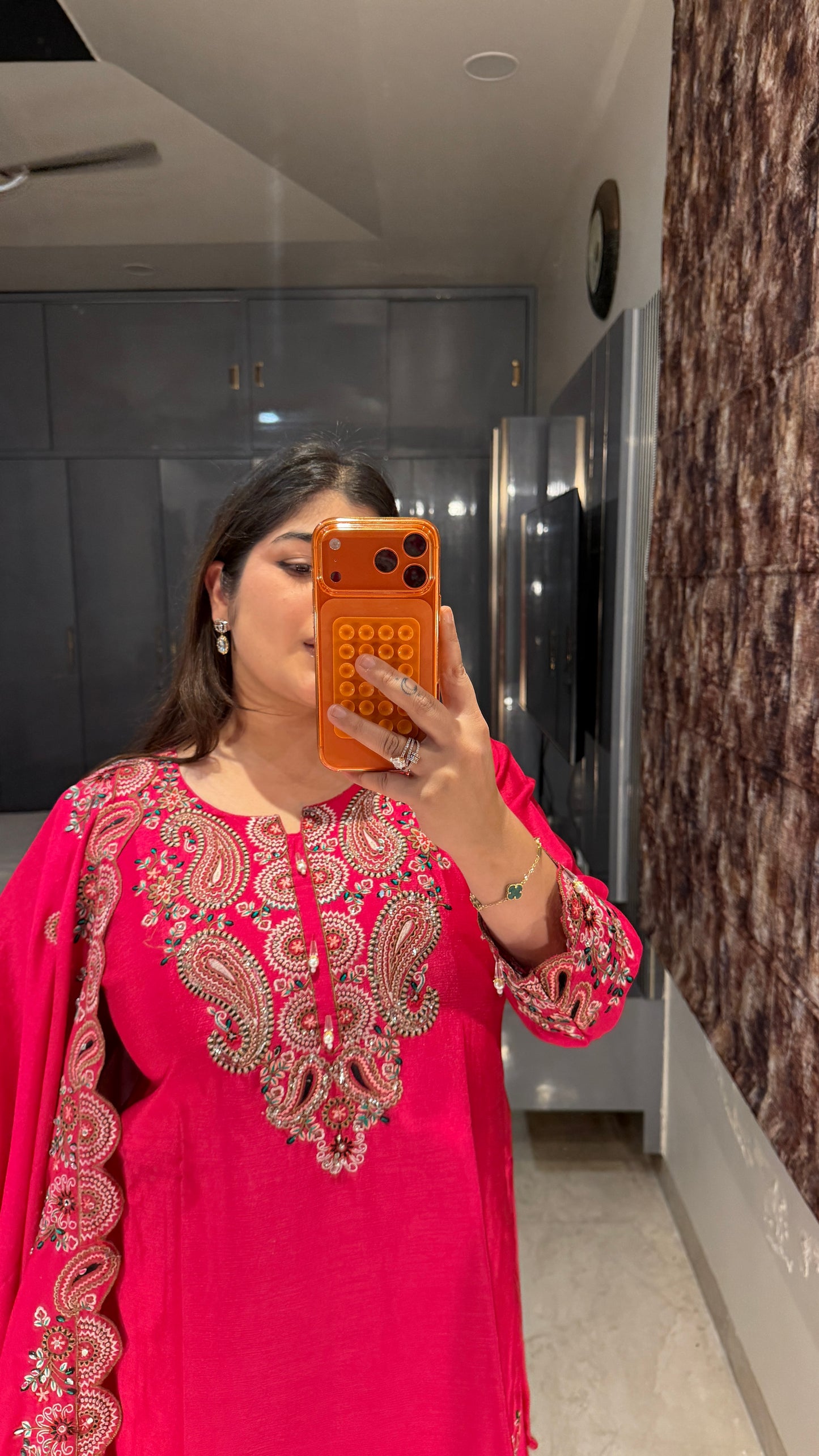 Pink kurta set