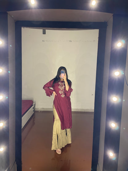 Sharara set without duppata