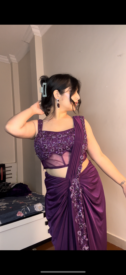 Corset saree (