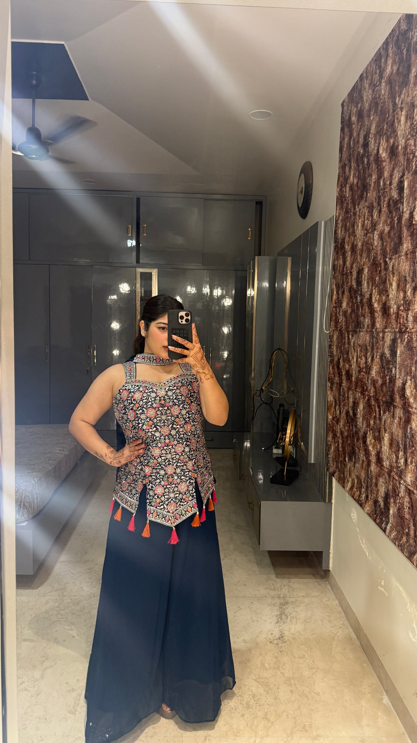 Syra set blue