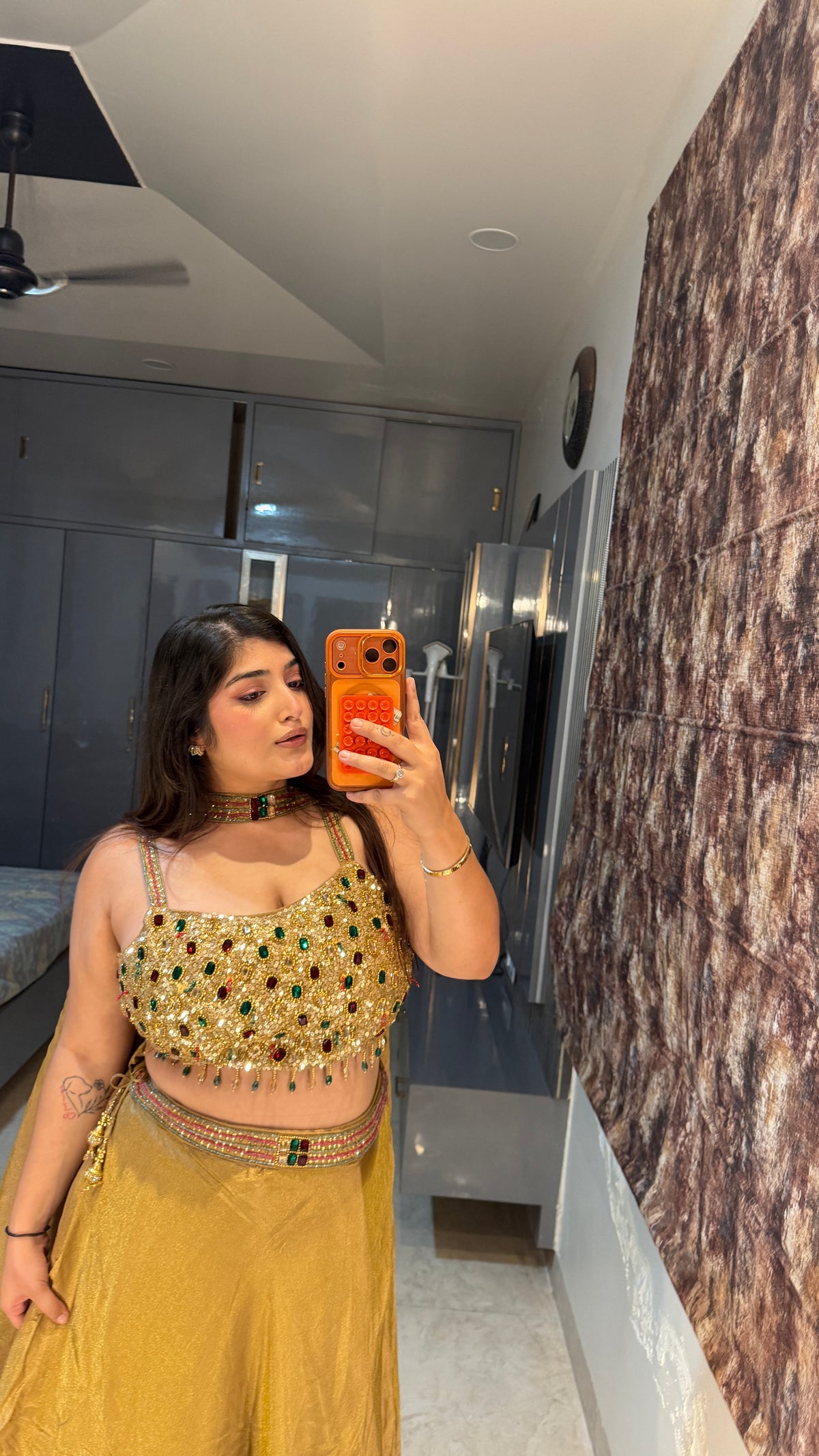 Ruby lehenga