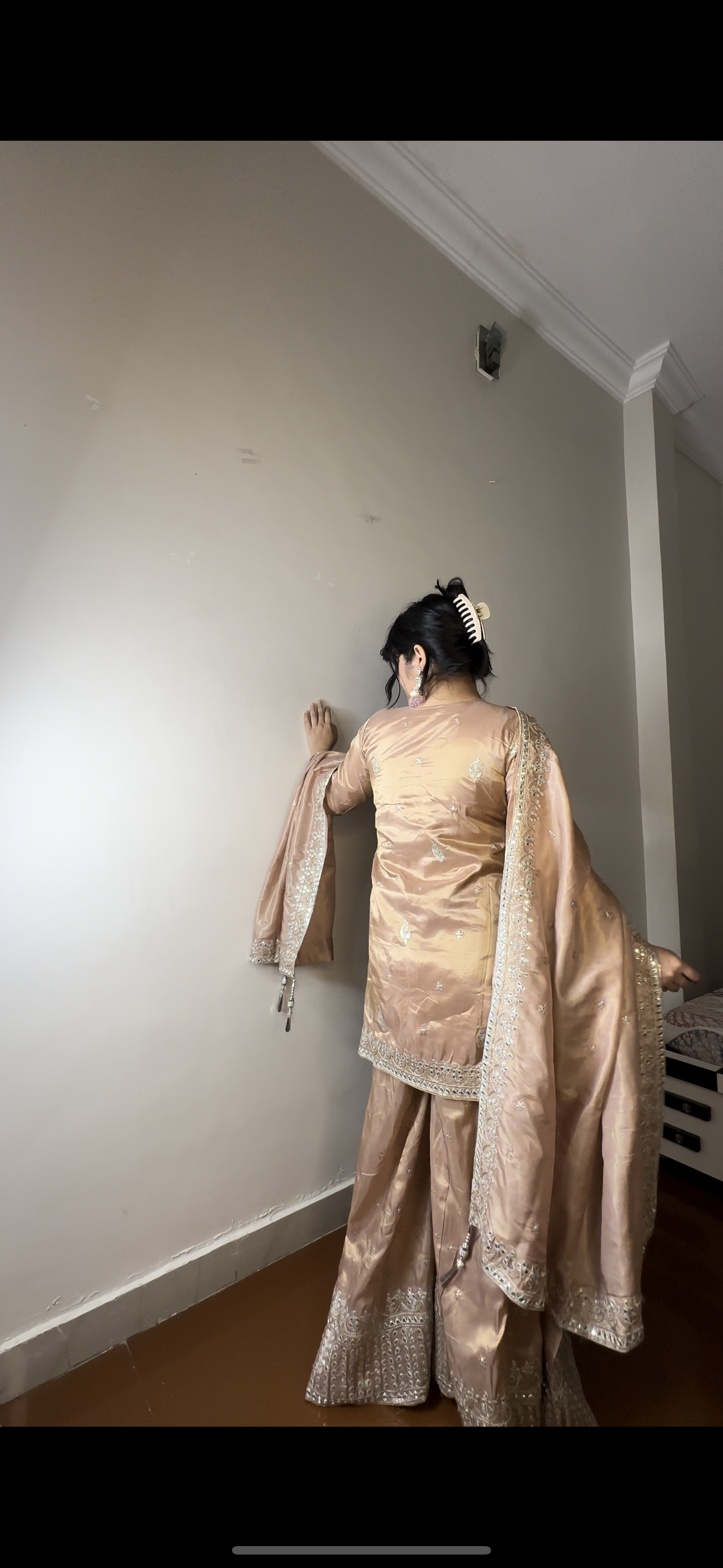 Shimmer tissue plazo set