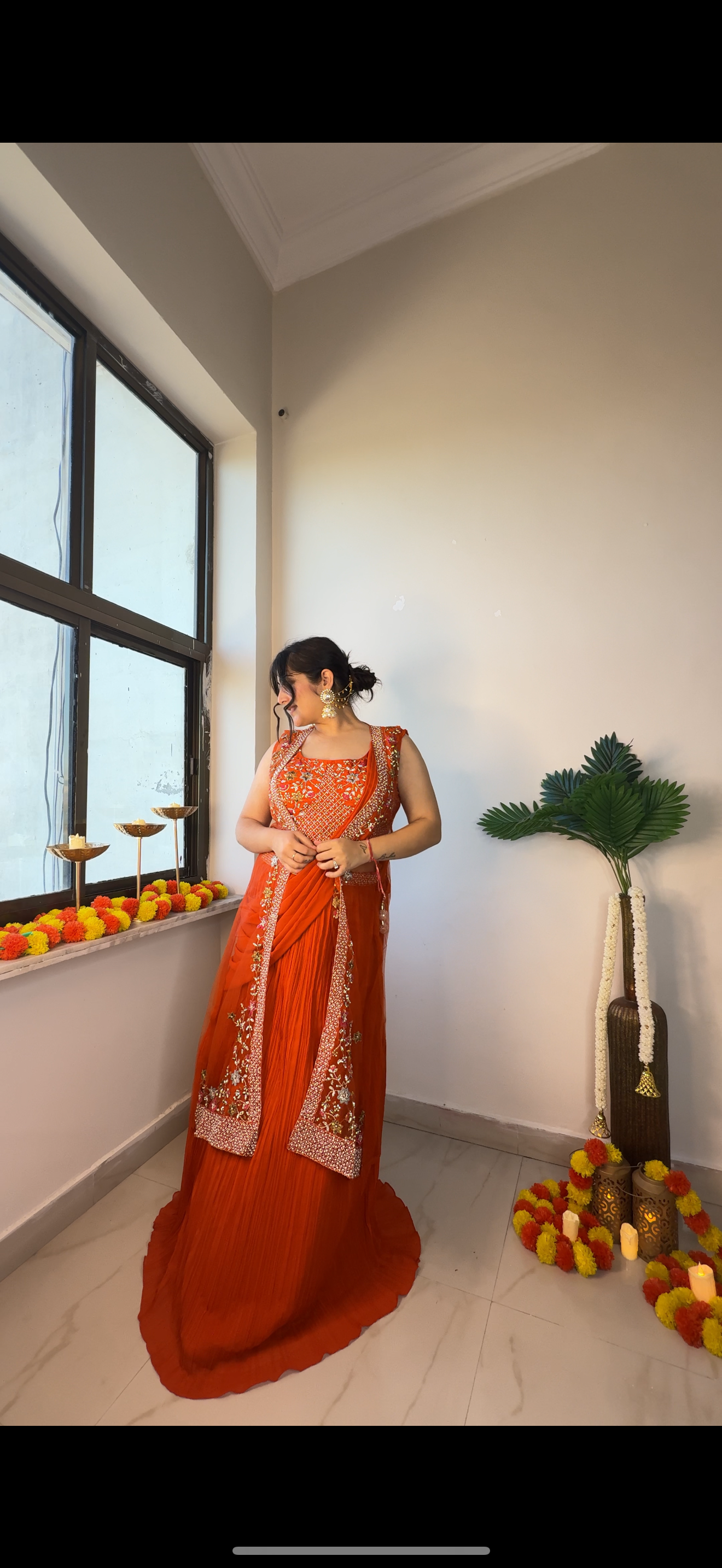Mimosas lehenga