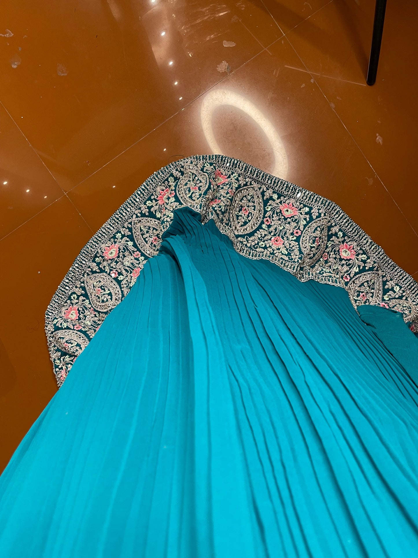 Gown with dupatta