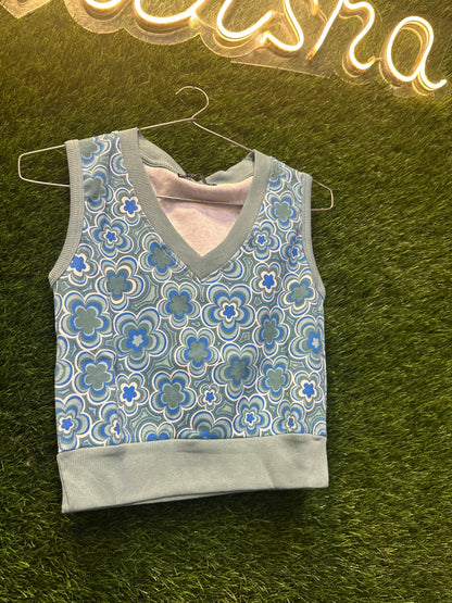 Floral crop tops
