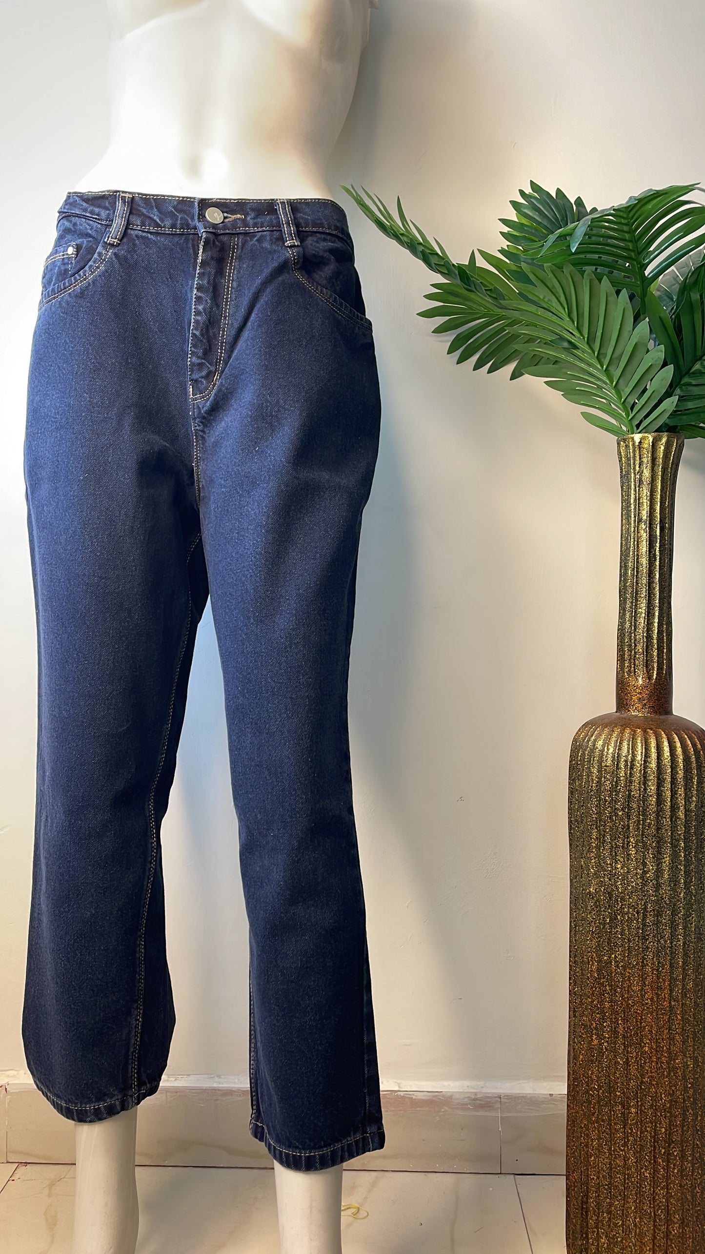 Mom fit dark blue (ankle length)R1617