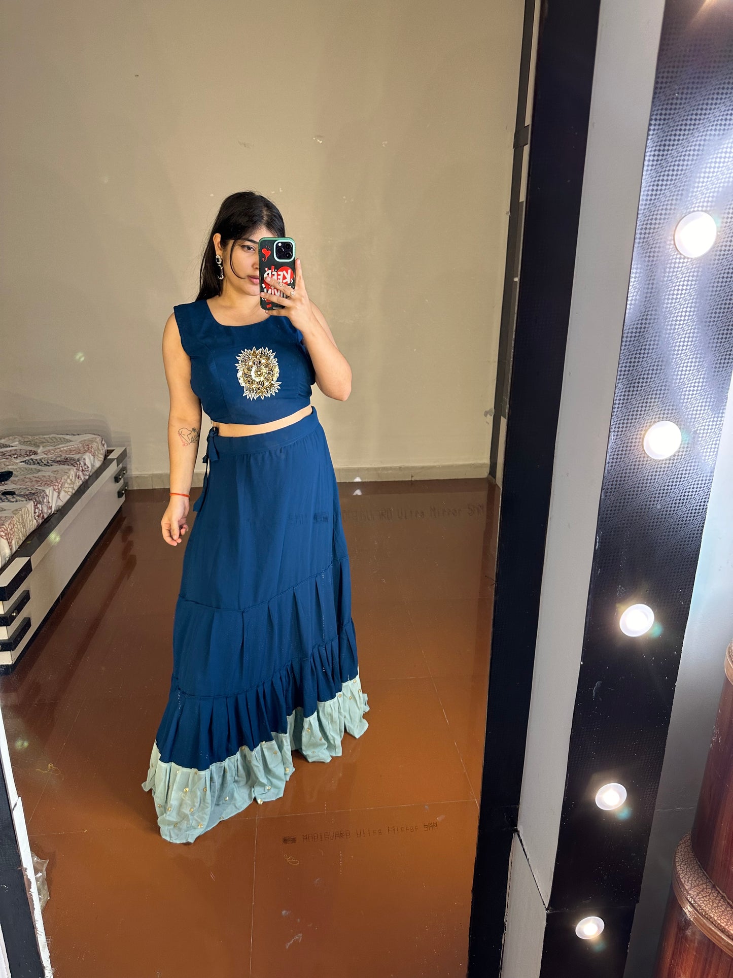 Indowestern lehenga