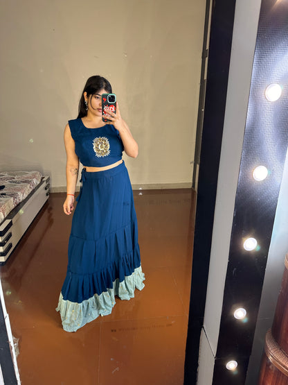 Indowestern lehenga