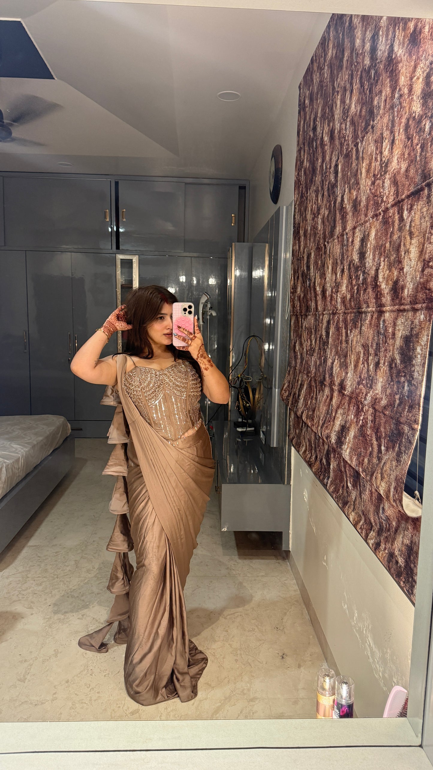 Premium corset saree