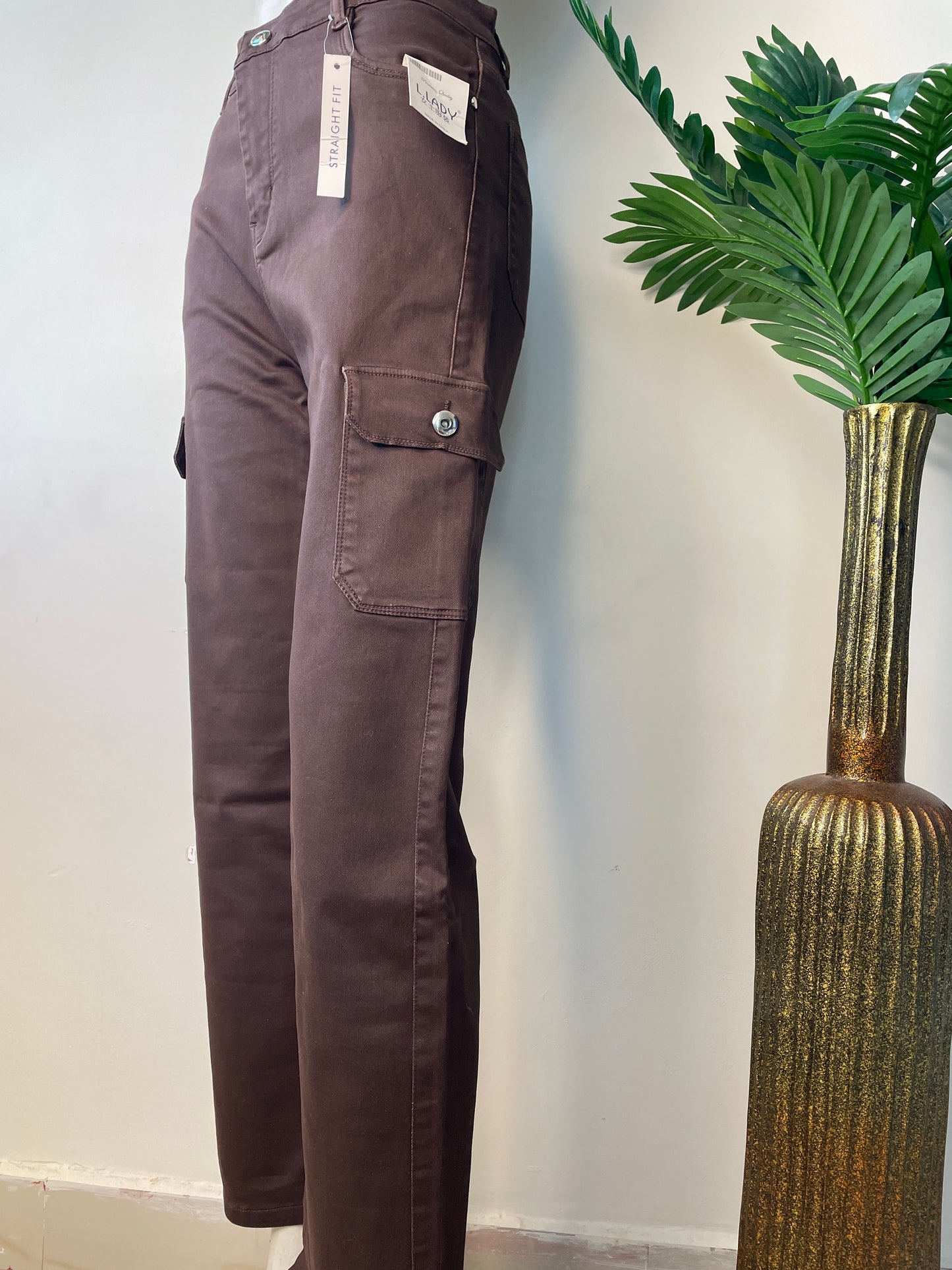 Coffee straight fit cargo