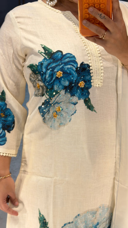 Ocean kurta set