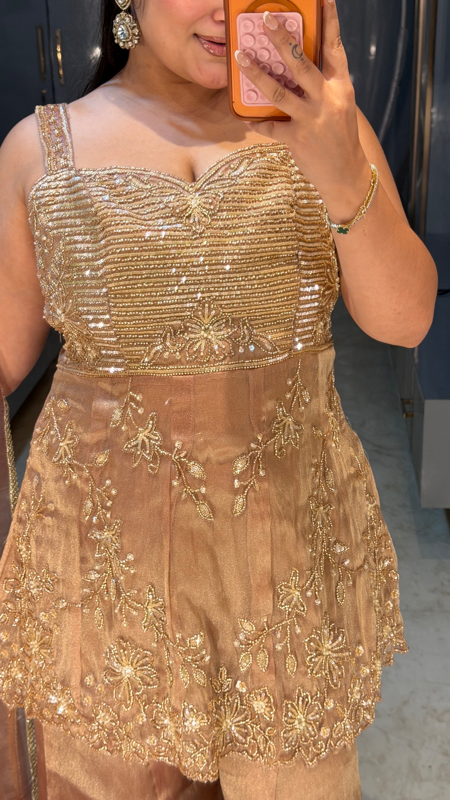 Rakhi set(golden)