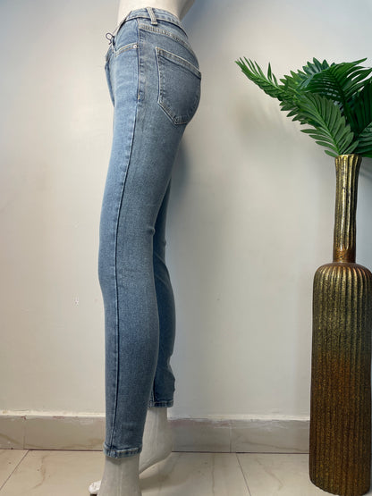 Vintage wash skinny jeans(ankle length)