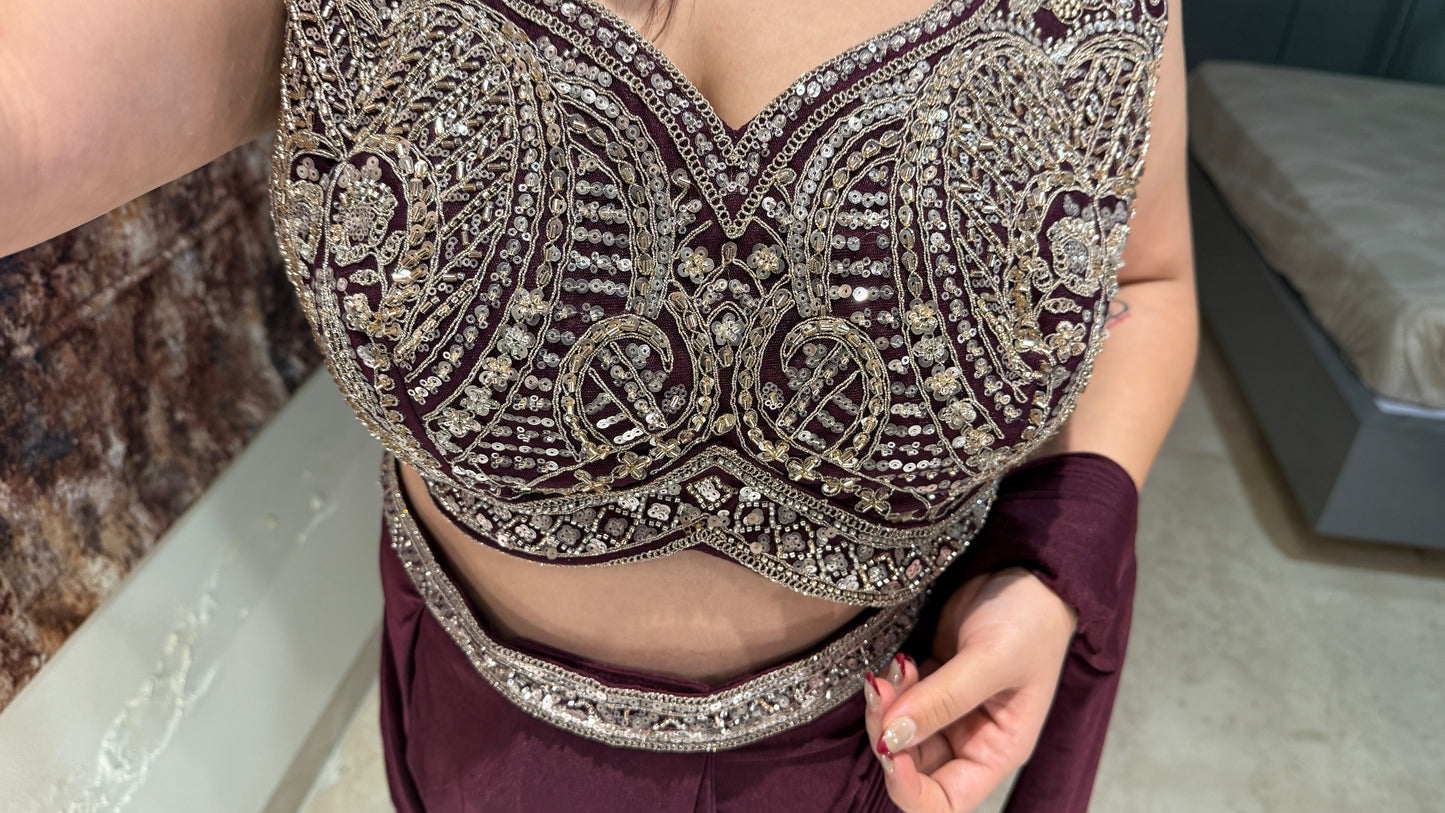 Dream saree(wine)