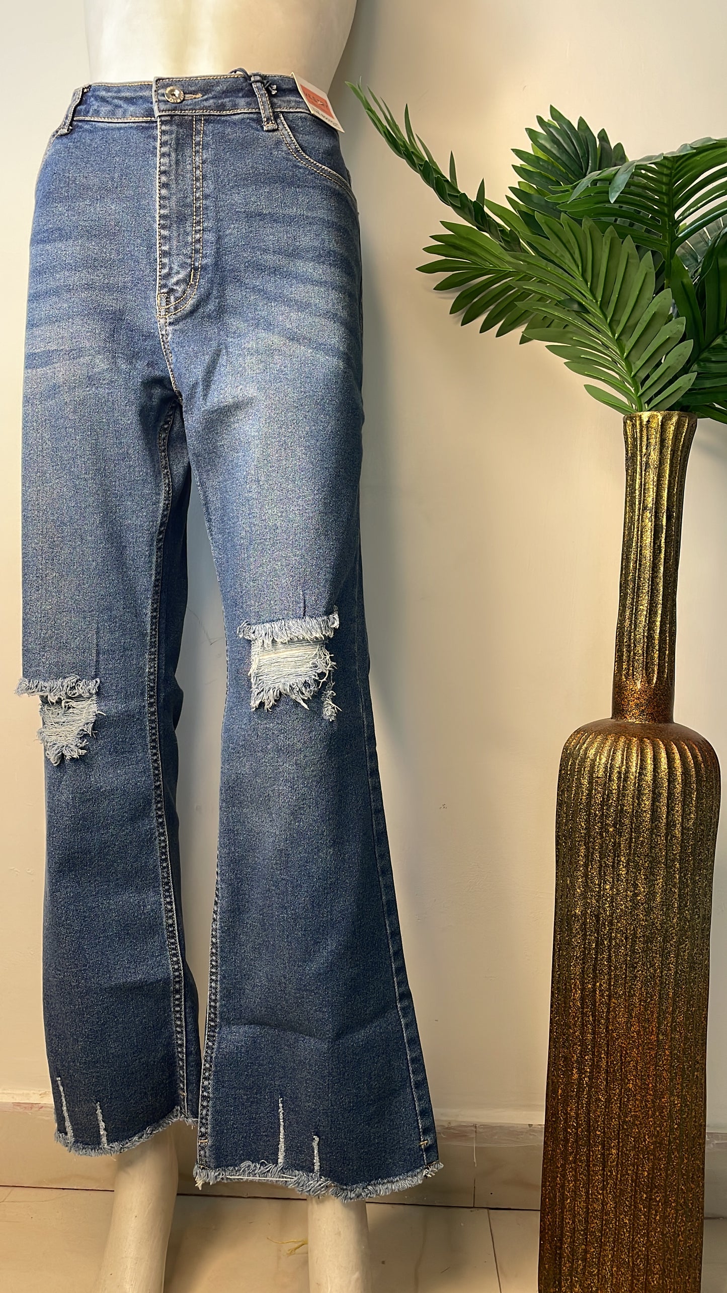 Rugged blue bootcut(974)