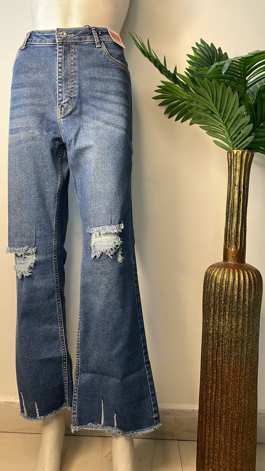 Rugged blue bootcut(974)