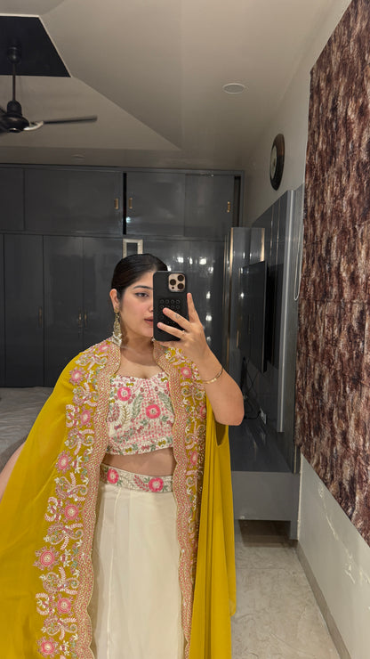 Flower embroidery