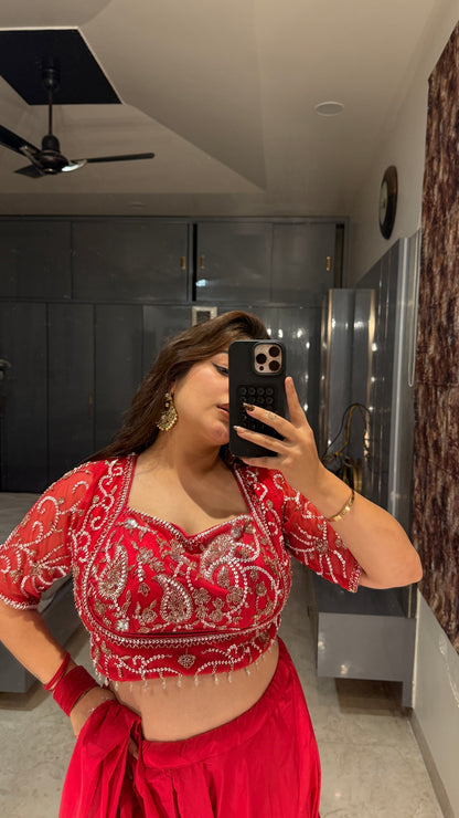 Chandani saree(pink)