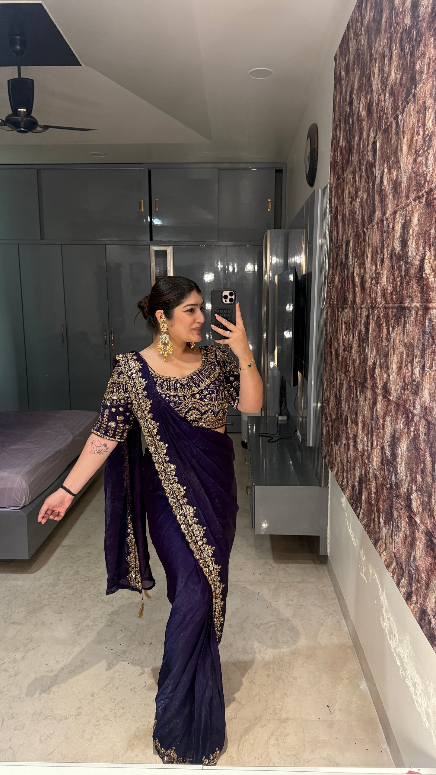 Dil aagya saree