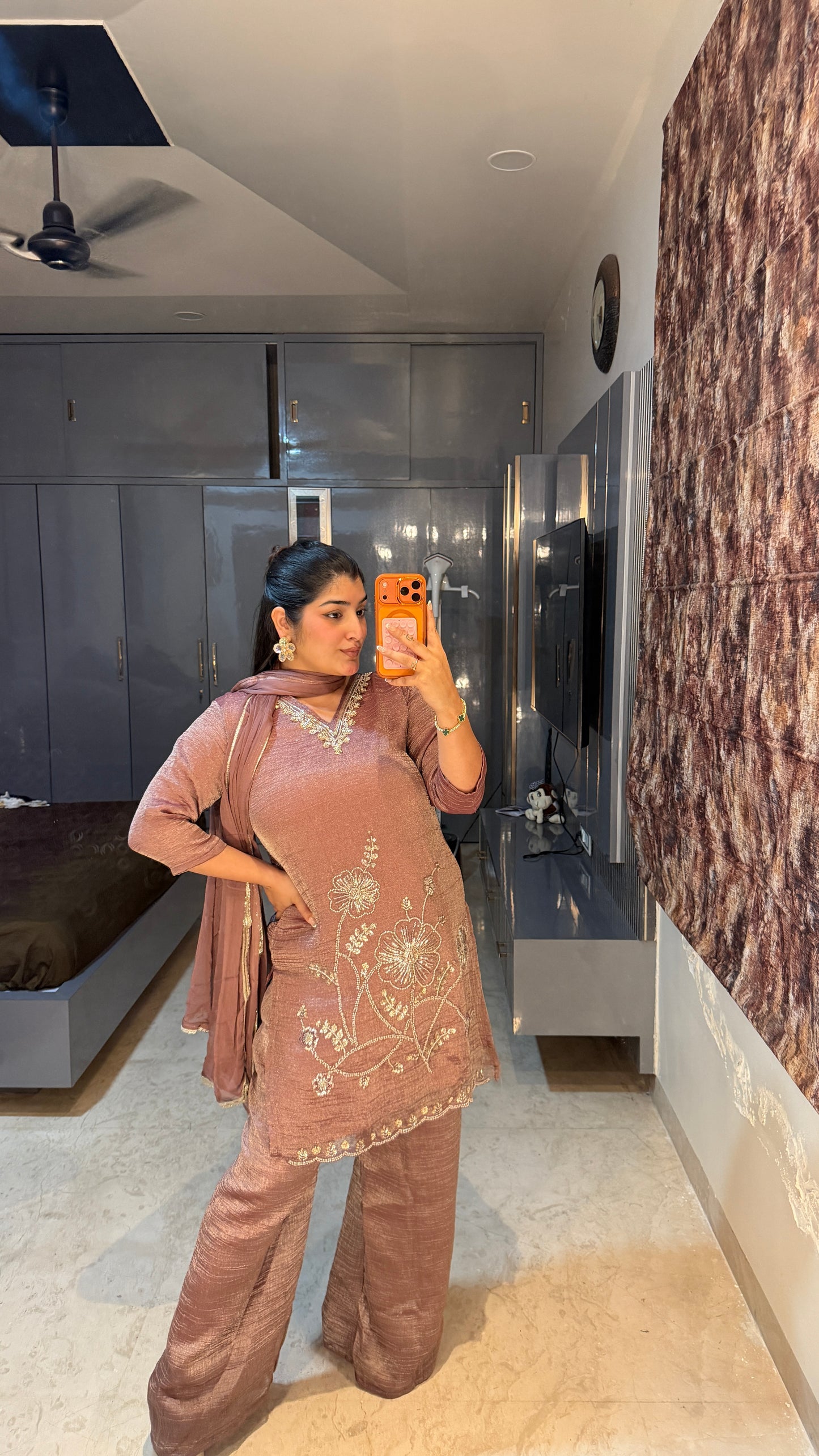 Zari kurta set