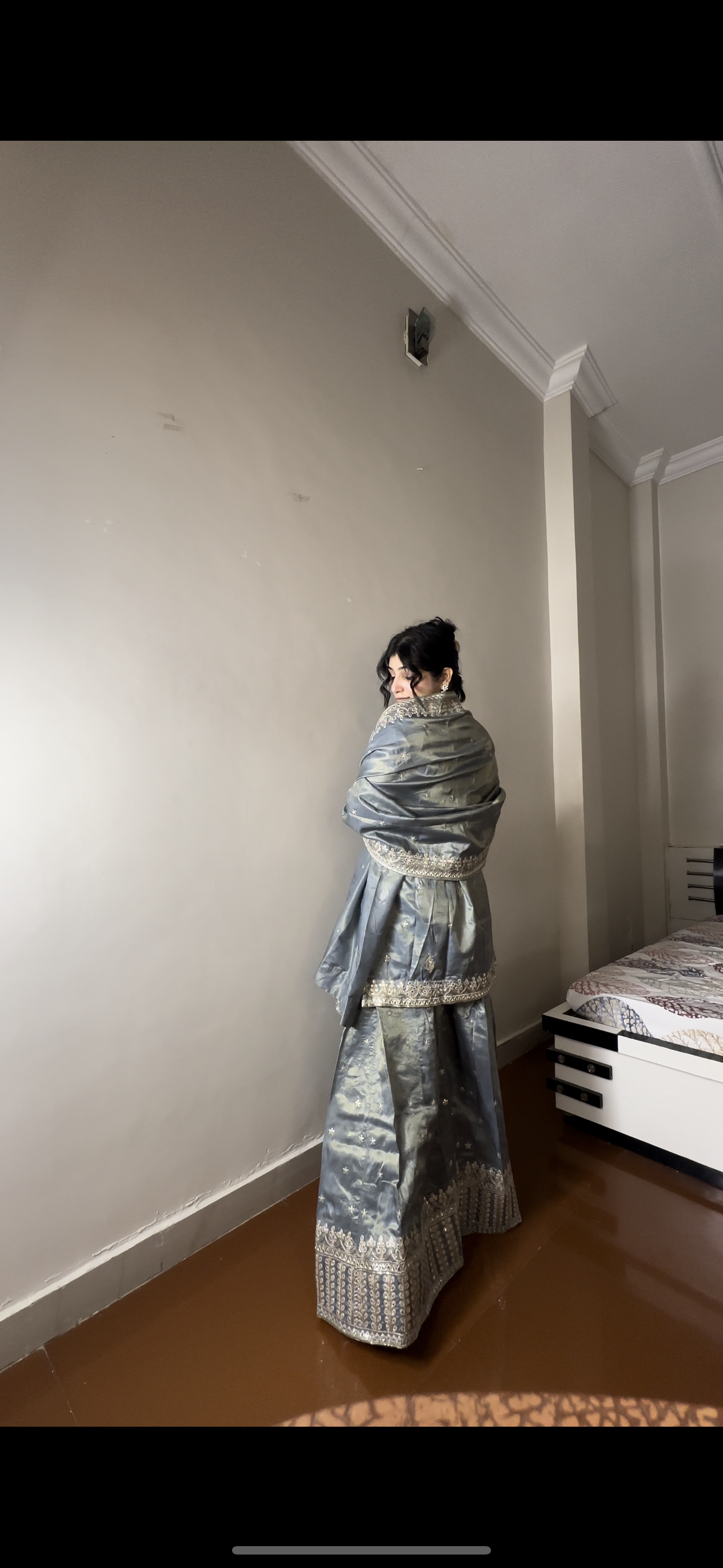 Shimmer tissue plazo set