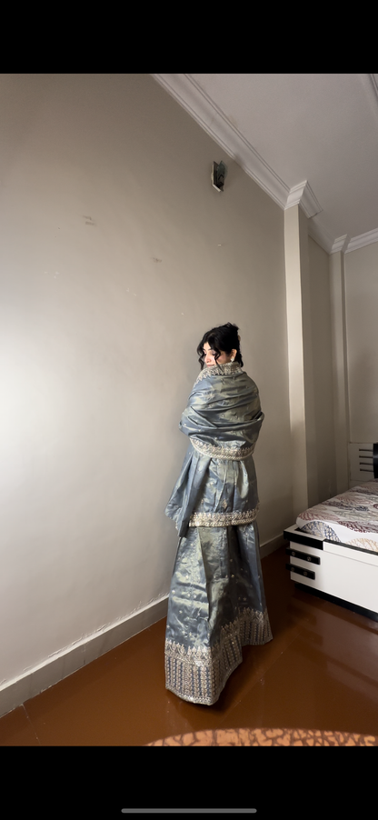 Shimmer tissue plazo set